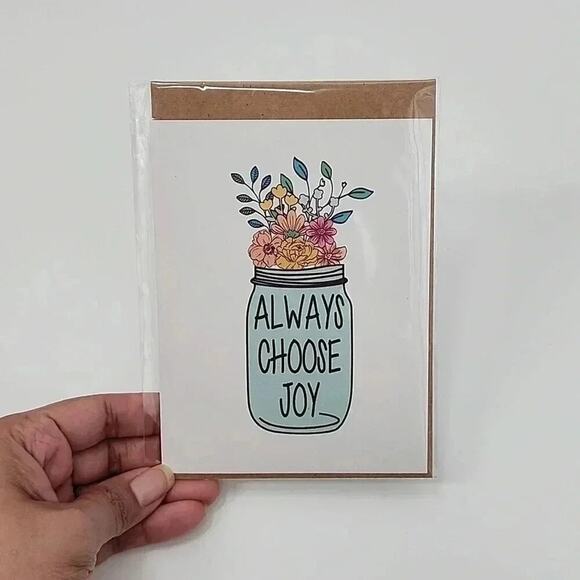 Always Choose Love Greeting Card Gift Handmade 4x6 Blank Inside - Picture 4 of 4